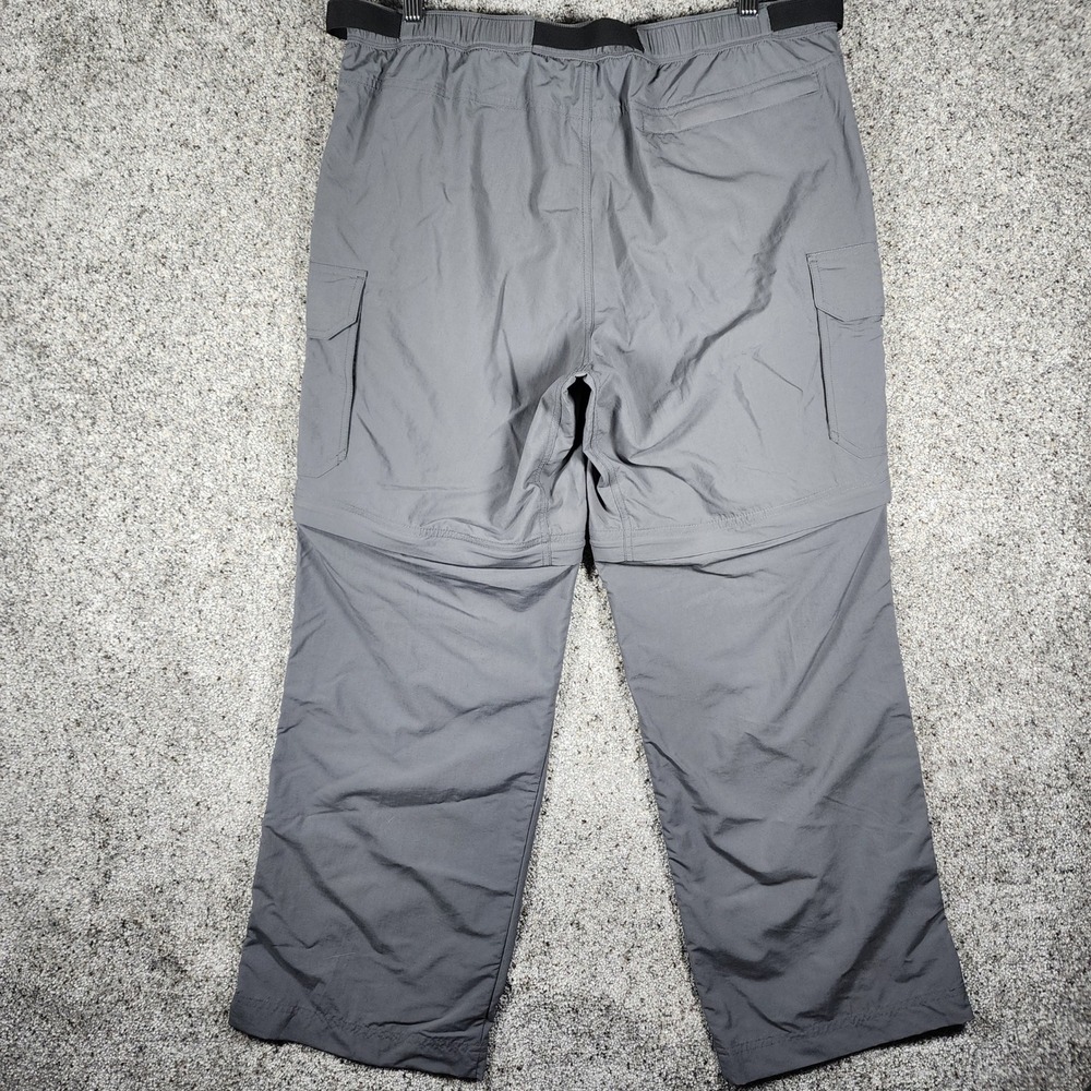 Gander Mountain Cargo Pants Mens L/30 Gray Convertible Zip Off Hiking Never Worn
